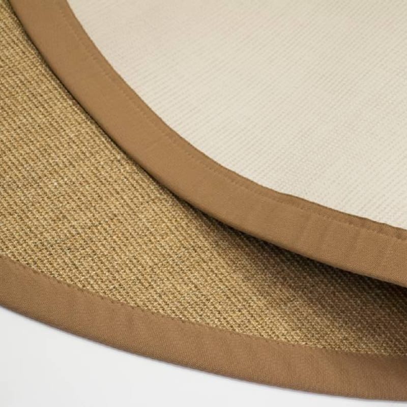 Premium 15 - Rond sisal vloerkleed met fijn geweven structuur