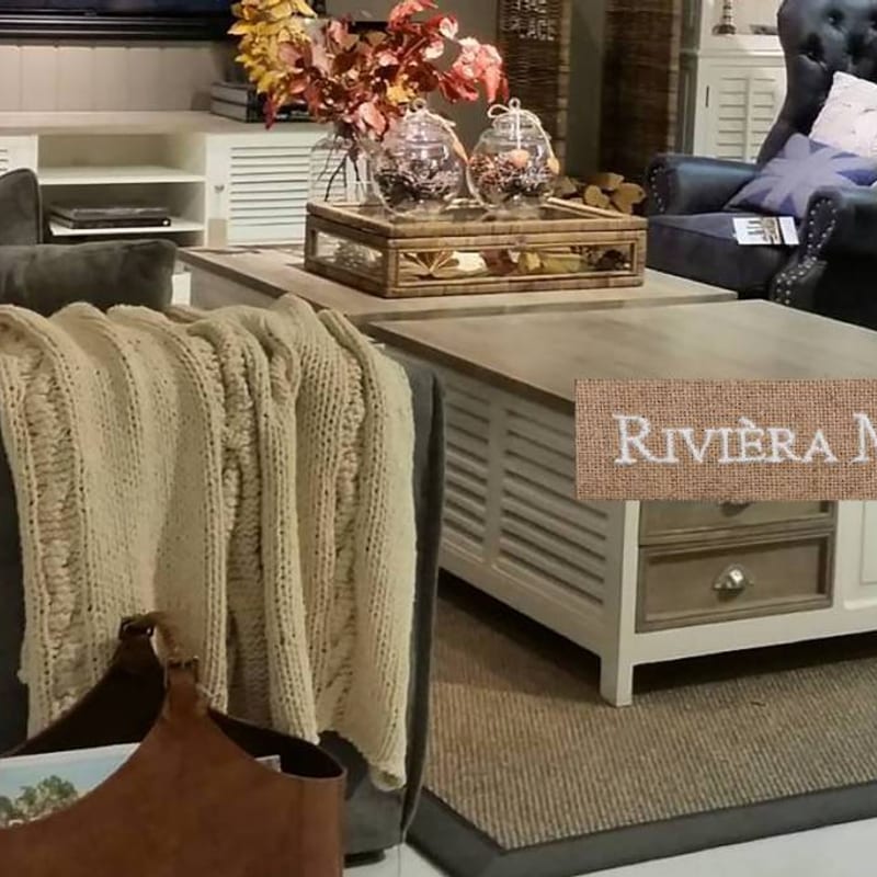 Vloerkleed Rivièra Maison EdgarTown 21 Grey band RM 21