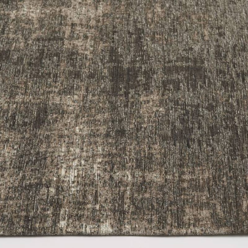 Réal 26 - Zeer uniek vintage vloerkleed in Grijs/Bruine kleurstelling