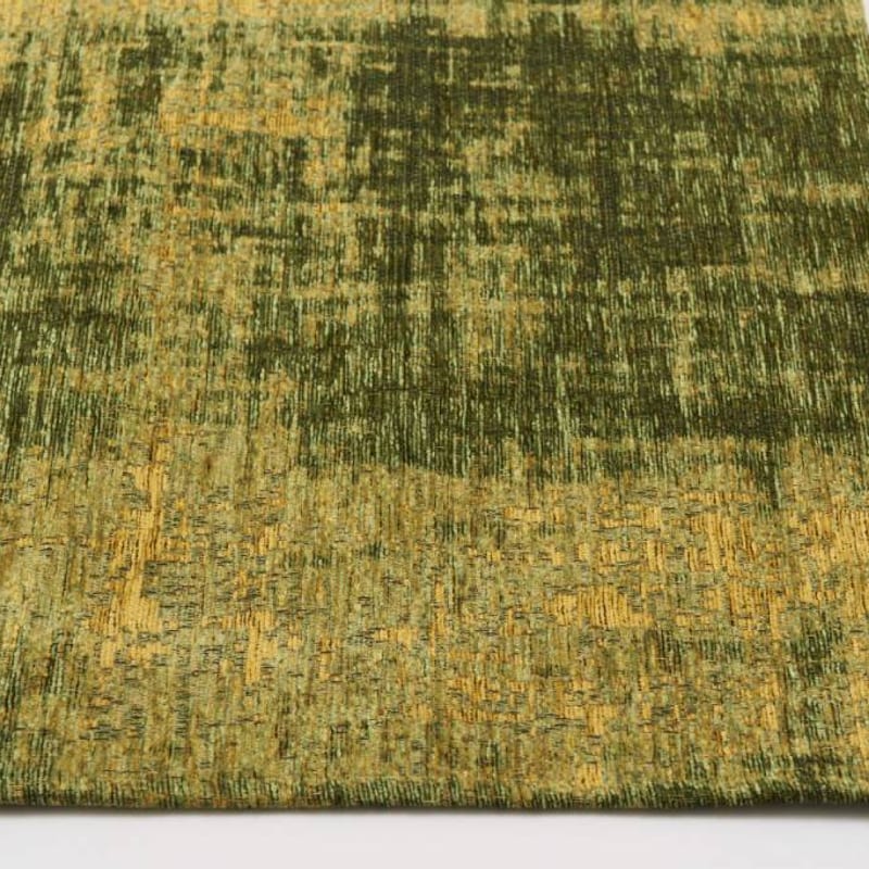 Réal 52 - Zeer uniek vintage vloerkleed met schitterende Groene garen
