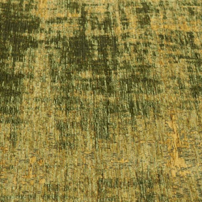 Réal 52 - Zeer uniek vintage vloerkleed met schitterende Groene garen